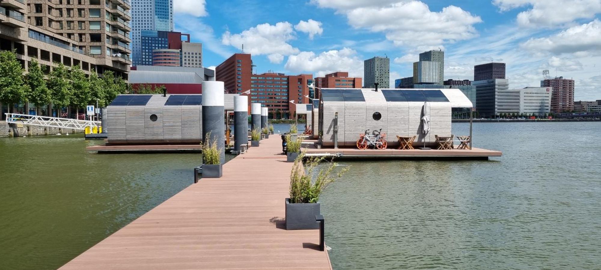 Wikkelboats At Floating Rijnhaven * Rotterdam