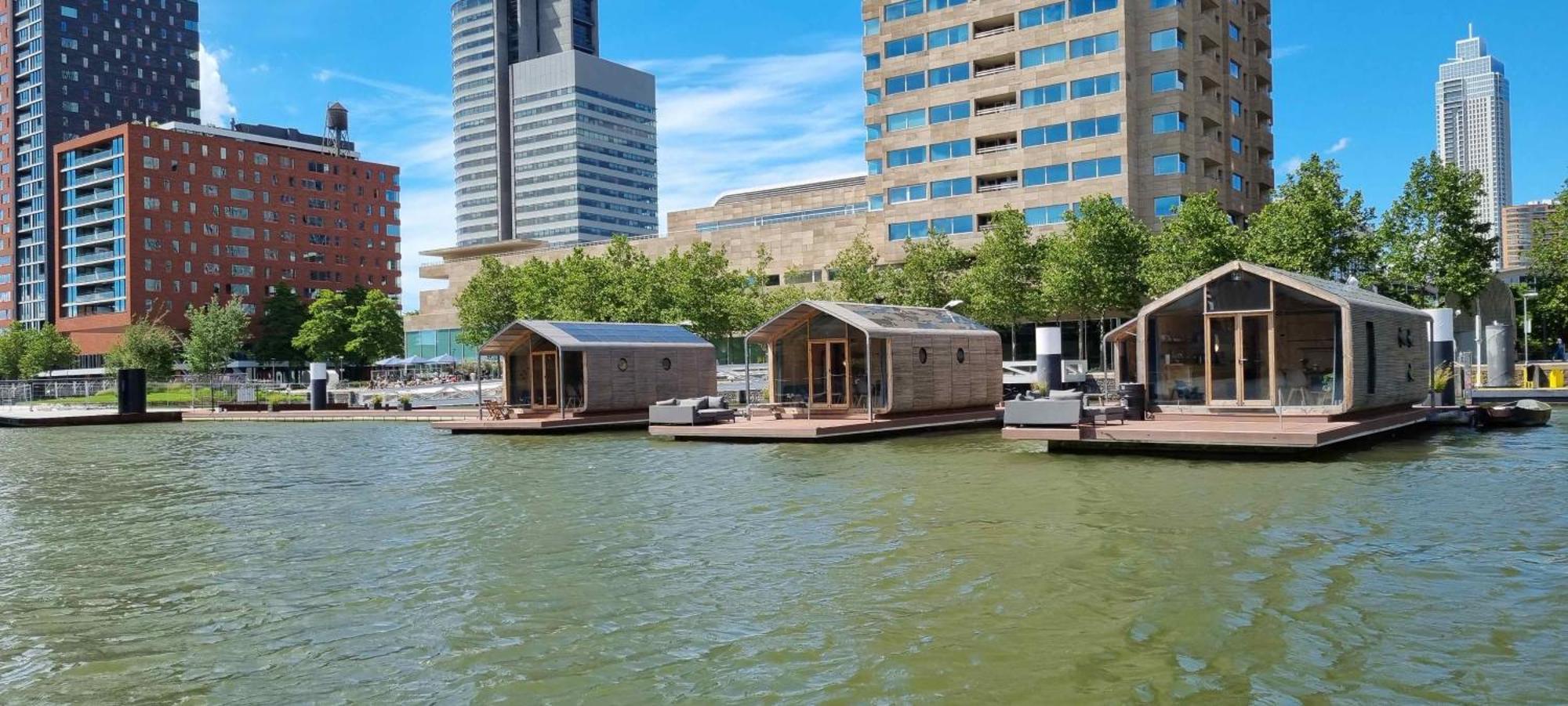 Wikkelboats At Floating Rijnhaven *